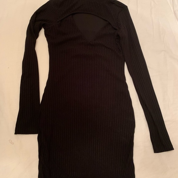 Black key hole sweater dress. NWOT - Picture 7 of 7